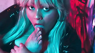 Morrigan and The Substance - Latex&comma; Pantyhose stuffing and foot fetish